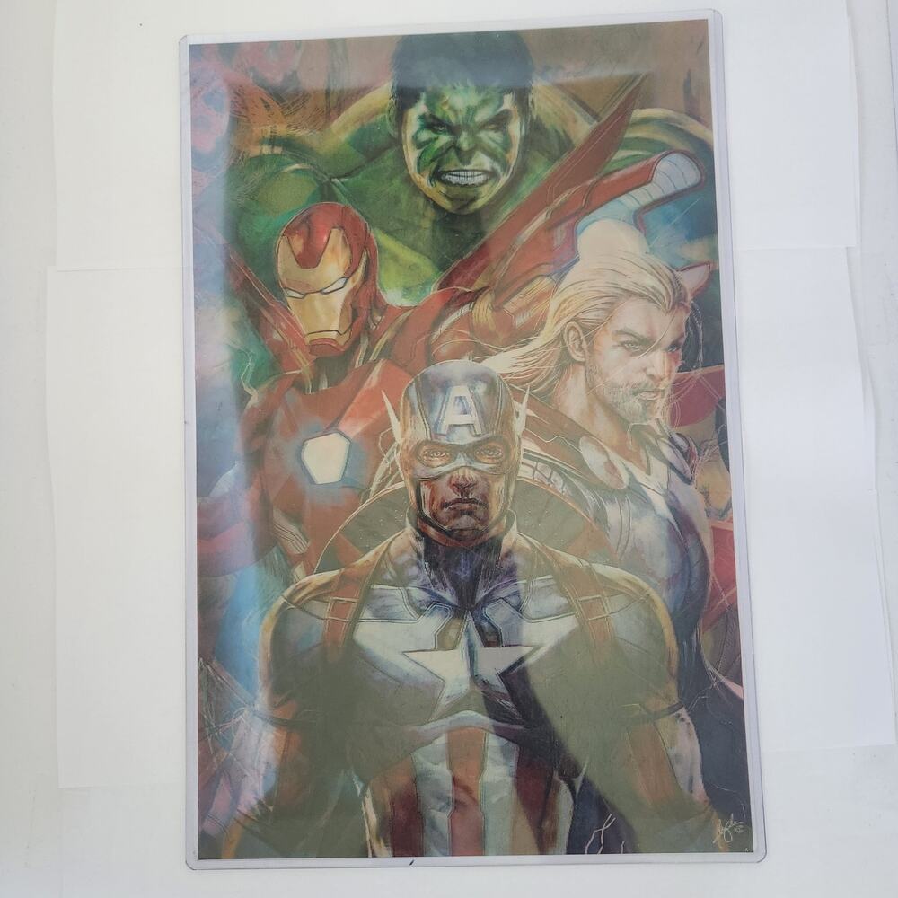 Marvel 3D Triple Transition Phases of Hero's lenticular print